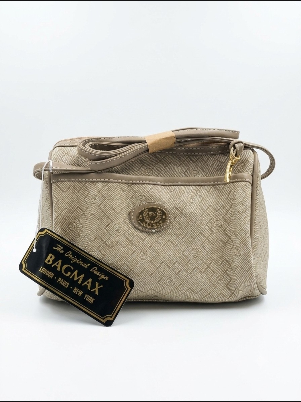 BAGMAX  Vintage Monogram Shoulder Bag Crossbody NWT 90s Y2K NWT
